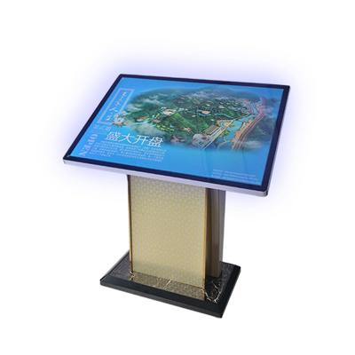 China Metal Customized landing vertical guide plate floor guide plate plane index table luminous panel for sale