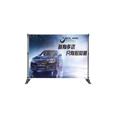 China Advertising Portable outdoor indoor booth curve photography background booth step repeating background tube tension fabric display for sale