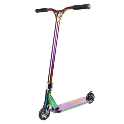 China Pro Scooter Neo Chrome Freestyle High Scooter Stunt Freestyle PU Vokul Aluminum Core AL6061+Vokul Above Height 120mm Wheel for sale