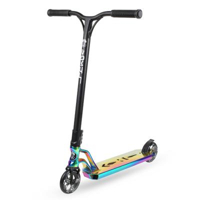 China 88A PU+ pro aluminum alloy core oil slick scooter for sale, adult stunt scooter for sale