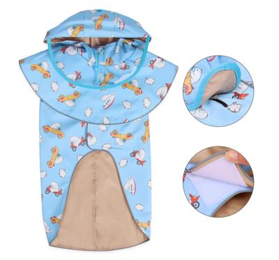 China New Viable Best-selling Transparent PU Leather Fashionable Dog Waterproof Reflective Coat Multicolor And Multi Size Optional Handsome for sale