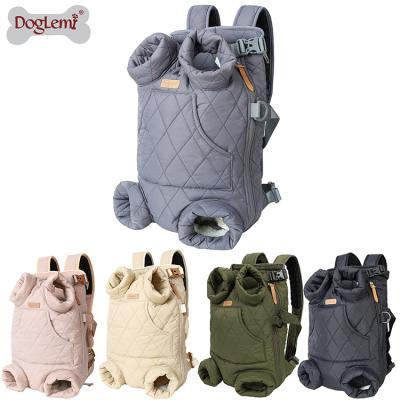 China Comfortable Fashion Winter Dog Travel Bag Carrier Dog Carrier Backpack Tote Shoulder Bags for sale