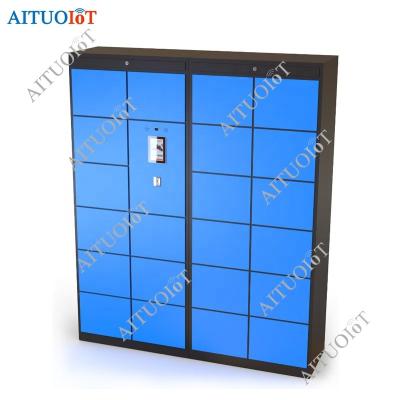 China Amusement Park Smart QR Code Network Storage Locker with 10.1