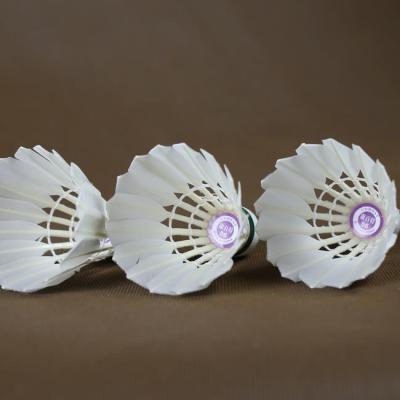 China Sandwich Cork Competitive Price Most Durable Combat Shuttlecock Duck Feather for sale