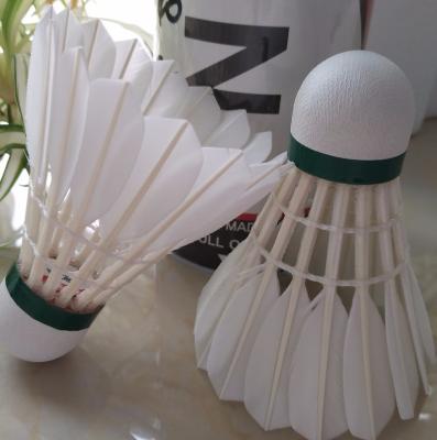 China High Level Game Grade A Goose Feather Shuttlecocks Badminton for sale