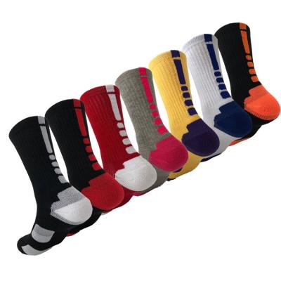 China QUICK DRY Men's Tube Fitness Sports Leisure Cotton Sports Crew Socks Basketball Socks Elite for sale