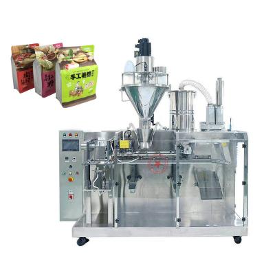 China Food Mini Doypack Packing Machine Premade Zipper Bag Corn Flour Powder Packing Machine for sale