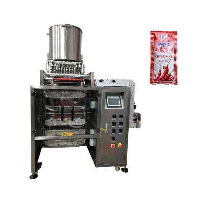 China VFFS 6 Lanes 8 Lanes Food 4 Sides Automatic Liquid Multi-way Paste Seal Sachet Honey Filling Sealing Packing Machine for sale