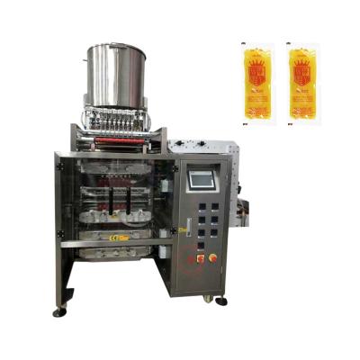 China High Speed ​​Vertical Liquid Food Ketchup Sachet Packaging Machine Lane Tomato Sauce Sachet Multi Automatic Packing Machine for sale