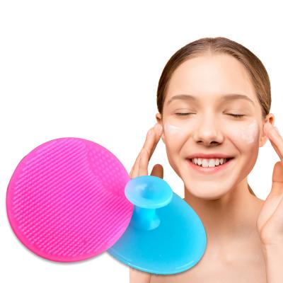 China Hot Selling Cheap Exfoliators Free Sample Beauty Face Brush Silicone Facial Cleansing Scrubber for sale