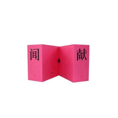 China High Quality Rigid Wine Box Paper Craft Box Paper Art Fancy PVC Card Rigid Paper Box for sale