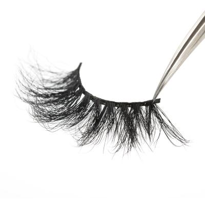 China Handmade Advanced Mink Lashes Wholesale Natural Long Eyelashes for sale