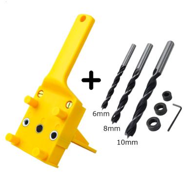 China Colorful Drilling LISCA 6/8/10mm ABS Wood Hole Broaching Hole Saw Woodworking Finger Tools and Jig Fits Hand Drill Guide for sale