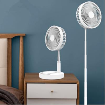 China N9 Car Portable Desk Outdoor Telescopic Fan USB Rechargeable Folding Floor Silent Fan for sale