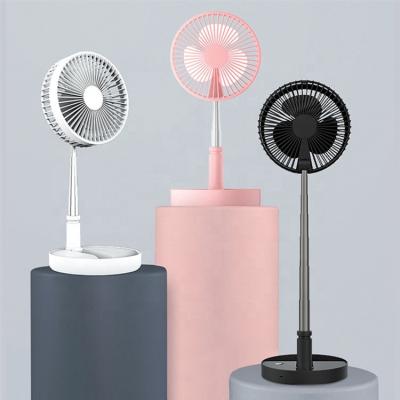 China Car Foreign Trade Explosion Models Mute Portable Storage New Multi-Function Mini Folding Fan Built-in P9 Telescopic Fan for sale