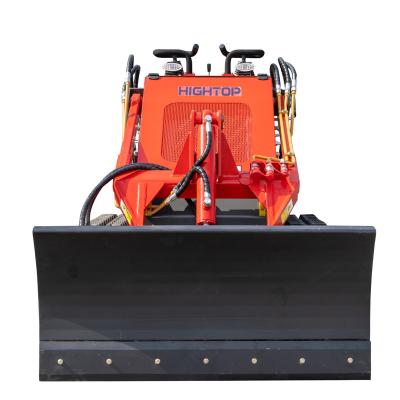 China Winch Mini Skid Steer Loader Mini Crawler Tracked Wheel Skid Steer Loader With Attachment for sale