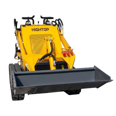 China Building Material Shops Long Resistance Skid Steer Loader HTS380 Strong Lift Loader For Factory Direct Sale for sale