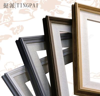 China Resin Oil Painting Frame Wall Hanging Diy Digital External Bracket Painting European Creative Frame Picture Frame Bracket for sale