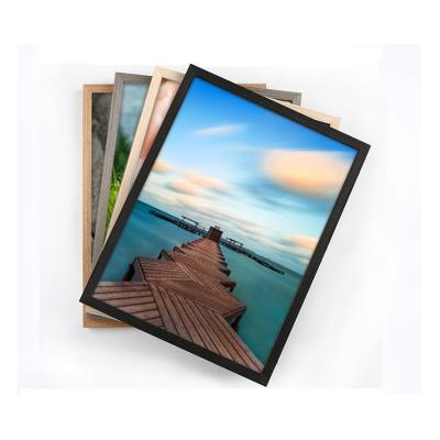 China Factory Wholesale Environmentally Friendly Customize Eco-Friendly Solid Wood Picture Art Wall Solid Wood Picture Frame A2 A3 A4 Size for sale