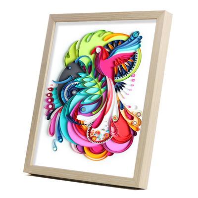 China Wholesale New Decorative Classic/Postmodern Hollow 3D Shadow Box Frame Photo Picture Frame Picture Frame With 1.8cm Depth for sale