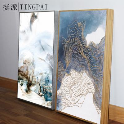 China Custom Photo Picture Wall Hanging Rack Aluminum Alloy Gold Metal Picture Frame Aluminum Alloy Picture Frame for sale