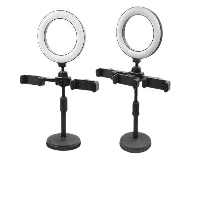 China New General Hot Led Ring Light Self Timer With Living Fill Light Phone Holder Mobile Phone Bracket for sale