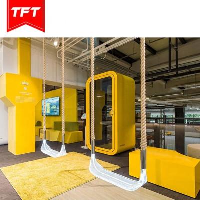 China Multi Dimensions Soundproof Yellow Multi Cell Office Work Acoustic Indoor Open Telephone Booth For Sale UK for sale