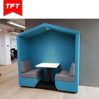 China Modular Indoor Mobile Acoustic 2 People Open And Closed Office Meeting Pods for sale