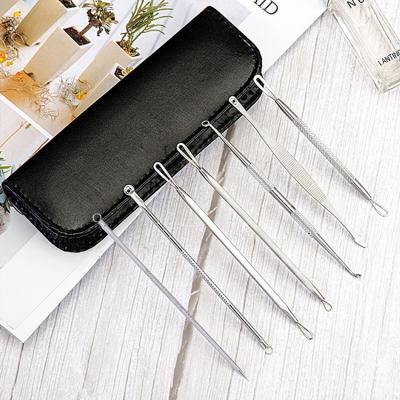 China Black Head Removal Stretching Products 2019 New Arrivals 9 Pcs/Set Pimple Extractor Acne Remover Blackhead Needle Blackhead Remover Tool Kit for sale