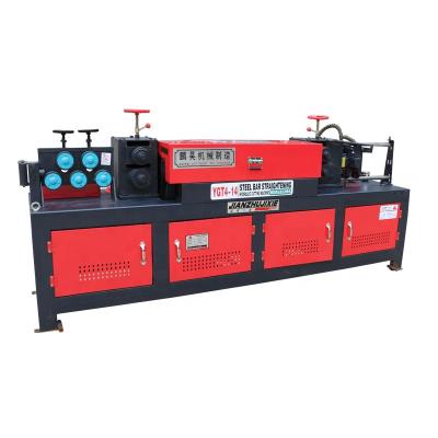 China Building Material Shops GT4-14 Double Pull Steel Wire Straightening And Cutting Machine for sale