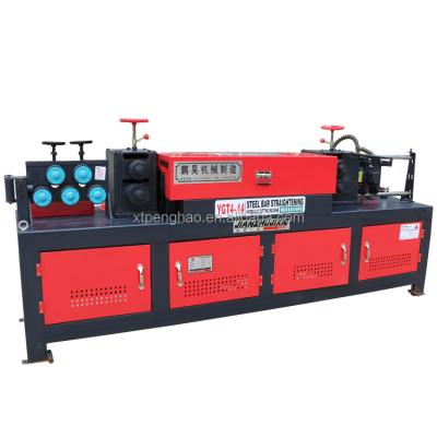 China Automatic Steel Bar Wire Rod GT4-14 CNC Straightener and Cutter, Fast Cutting CNC Wire Slitter for sale