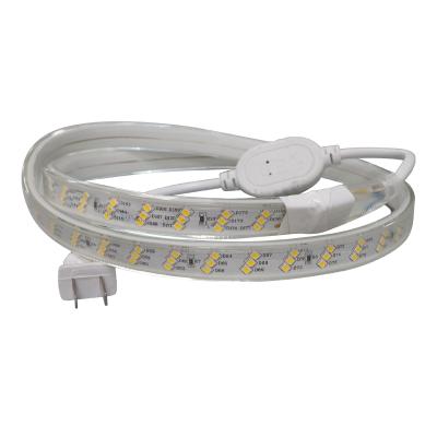 China High voltage soft sell 220 2835smd waterproof LANDSCAPE strip light 100meters/roll waterproof flexible indoor decoration led strip light for sale