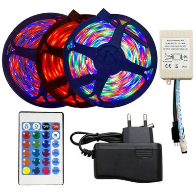 China 2022 Hotel New Arrival RGB Led Strip Set IP65 12v Waterproof Flexible SMD 2835 RGB Led Strip for sale