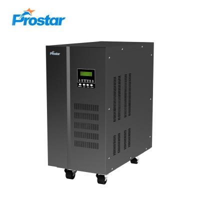 China Security/surveillance/alarm 6KVA 3/1 phase low frequency UPS with external battery for sale