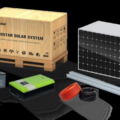 China Complete Home 5KW Off Grid Power Energy Panel MPPT Controller Solar Home Use 220V Solar Energy Systems for sale