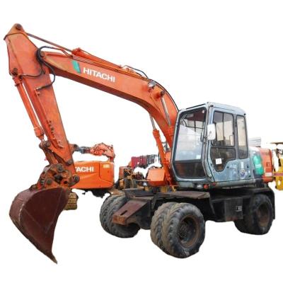 China Japan Original Used Used Wheel EX100W Hitachi Earth Moving Excavator For Sale 0.59MÂ ³ for sale