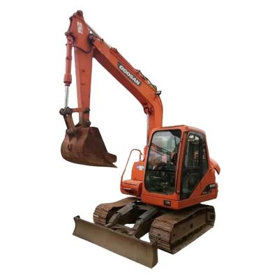 China Construction equipment 8 ton DH80GOLD 80 ton digging machinery used excavator doosan 1.6mÂ 8; ³ for sale