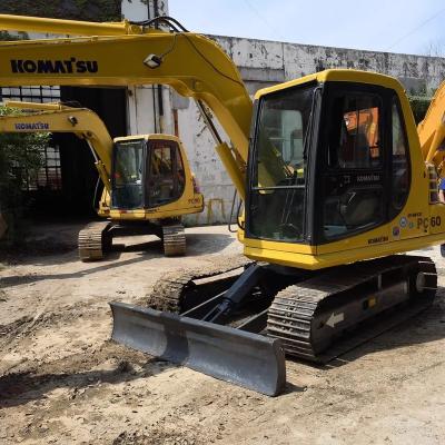 China Building\agriculture\construction used komatsu 6ton pc60 excavator escabadora 60-8 mini excavator pc60-8 mini excavator for sale