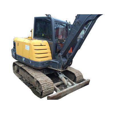 China Used Volvo EC60 Excavator Hydraulic Mini 6 Ton Digger EC 60 EC60blc EC 60B EC60blc Crawler Excavator Original In Running 0.23m²; ³ for sale