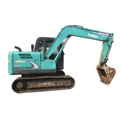 China Imported Ton Used Kobelco Sk 75 Excavator Mini Excavators Sk 75 From Japan Manufacture 7 75-8 Sk75sr 0.4mÂ ³ for sale