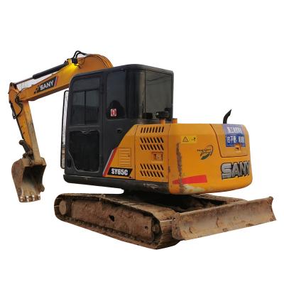 China sy65c chinese 6ton excavator second hand price 0.25m3 for sale