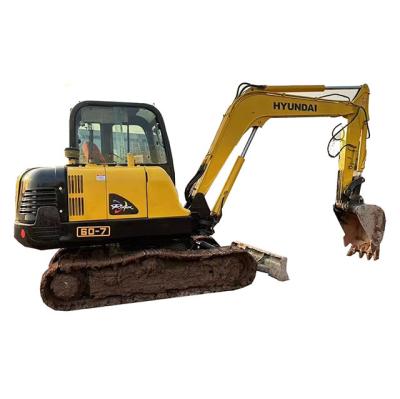 China Second Hand Excavator Hyundai 60-7 Hydraulic Good Condition Used Korea Brand Crawler Excavator 0.25mÂ ³ for sale