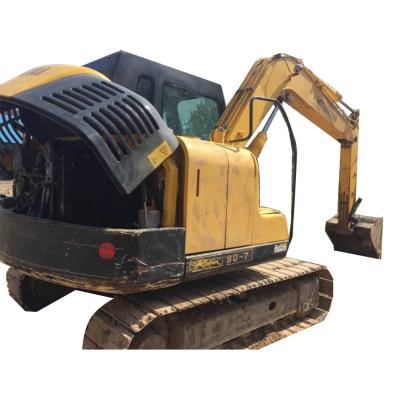 China Low hours korea made 8 ton used mini original hyundai 80-7 caterpillar r80-7 mobile excavator for sale for sale