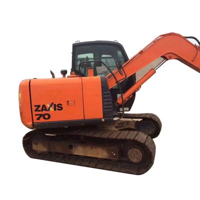 China Used Hitachi 6ton 7ton LOW HOURS HOURS excavator ZX60-5G ZX70-5G mini excavator made in 2018 for sale