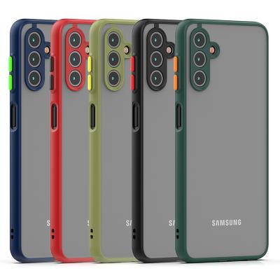 China Hot Selling Amazon Matte Cell Phone Accessories Phone Case Shockproof Soft PC Tpu Translucent Cover For Samsung Galaxy A13 5G for sale