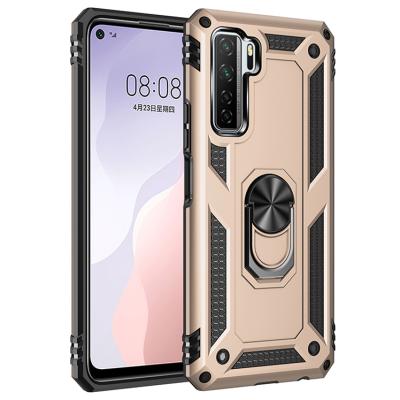 China High Protection Hybrid Magnetic Car Mobile Phone Shockproof Kickstand Mobile Phone Cover For nova 5i pro PC+TPU+Ring Phone Case For Huawei Mate 30 Lite for sale