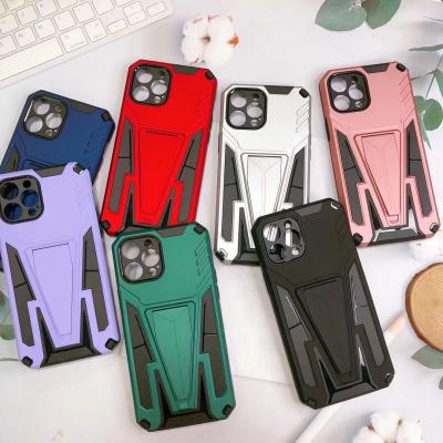 China Shockproof Kickstand Mobile Phone Cases Shockproof Military Grade Heavy Duty Double Layer For Moto G 2021 Stylus Back Covers) ( for sale