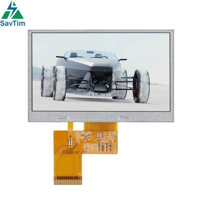 China Temperature 4.3 inch 480*272 40 pin RGB interface TN tft lcd wide display screen for marine equipment 4.3 inch for sale