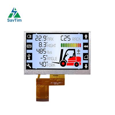 China Temperature 4.3 inch 480*272 RGB interface TN tft lcd wide display screen for car 4.3 inch for sale