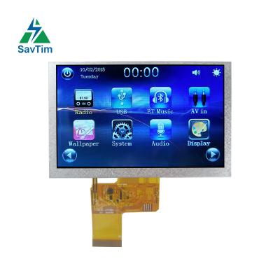 China High Definition 5.0 800(RGB)*480 RGB 5 Inch Audio Interface 40 PIN IPS TFT LCD Display Smart for sale